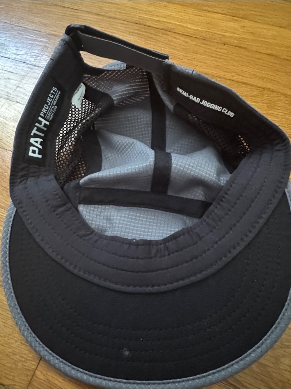 Men's Gray Performance Cap - Picture 5 of 7